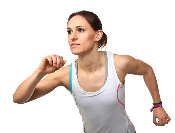 Running woman — Stock Photo, Image