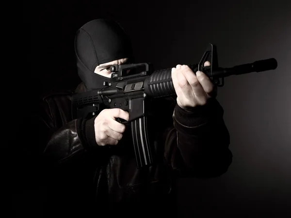 Τρομοκράτης με το τουφέκι — Φωτογραφία Αρχείου