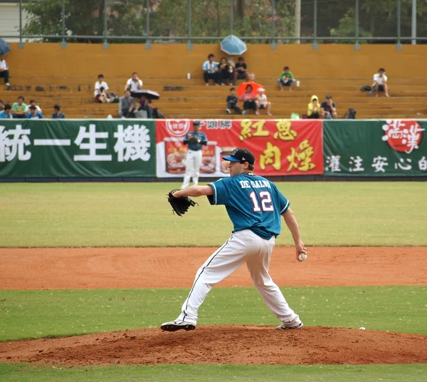Profi Baseball játék Tajvanon — Stock Fotó