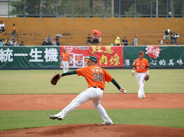Profesionální baseballový zápas v Tchaj-wanu — Stock fotografie