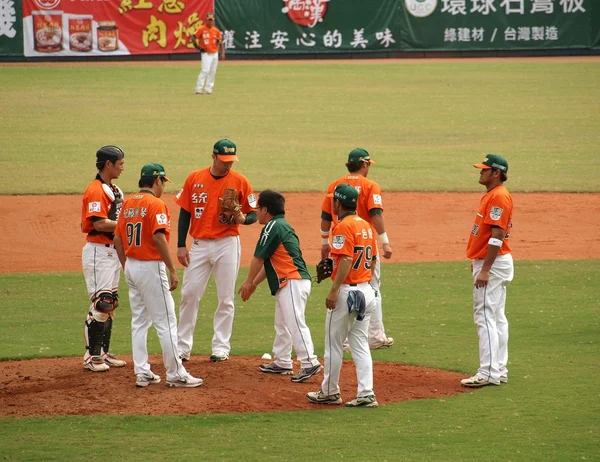 Professionelles Baseballspiel in Taiwan — Stockfoto