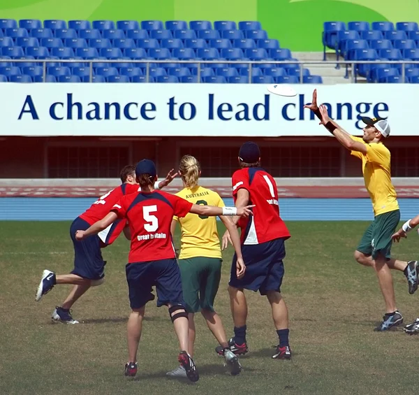 Stock image Flying Disc Competition - Australia versus England