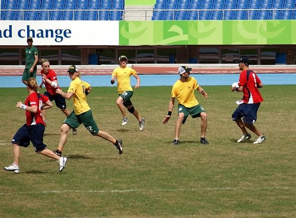 stock image Flying Disc Competition - Australia versus England