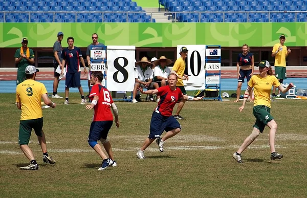 stock image Flying Disc Competition - Australia versus England