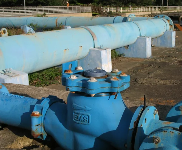 Blue Pipeline — Stock Photo, Image
