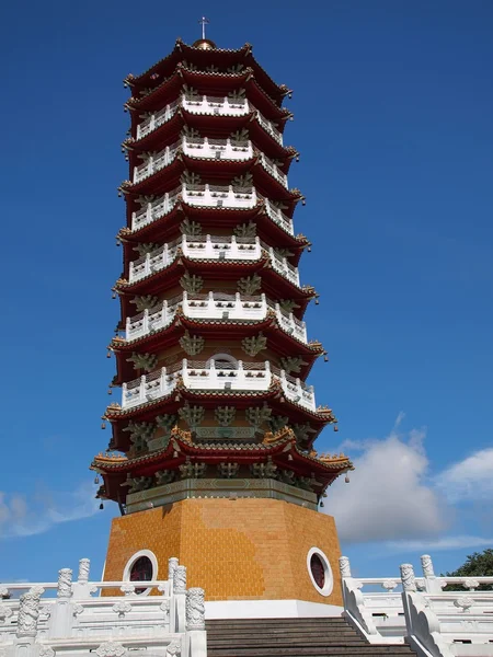 Pagoda tradizionale cinese nel sud di Taiwan — Foto Stock