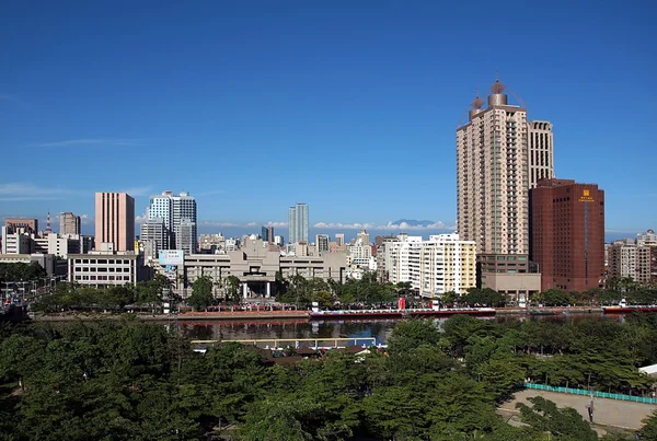 Widok miasta kaohsiung — Zdjęcie stockowe
