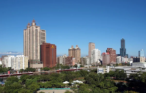 Vista da cidade de Kaohsiung — Fotografia de Stock