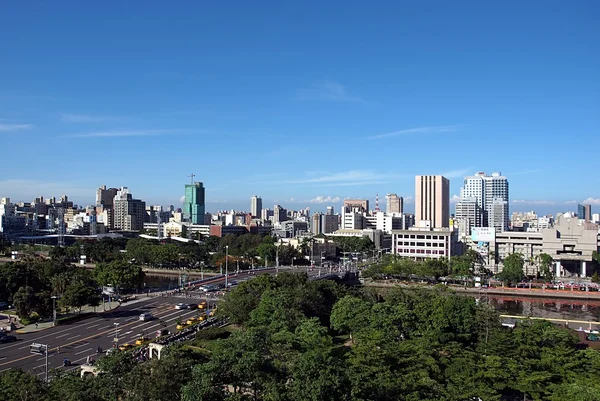 Vista panorámica de la ciudad de Kaohsiung — Foto de Stock