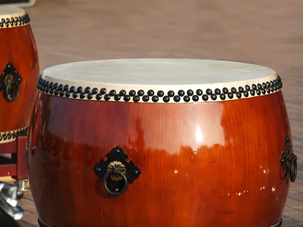 Large Chinese Drums — Stock Photo, Image