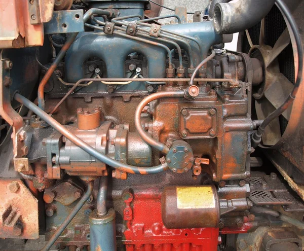 stock image Old Tractor Engine