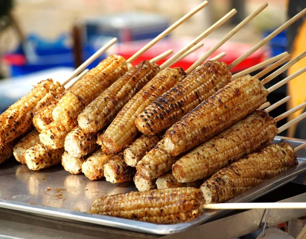 Freshly Grilled Corn Cobs — Stock Photo, Image