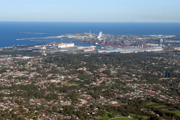 Wollongong staden och förorterna — Stockfoto