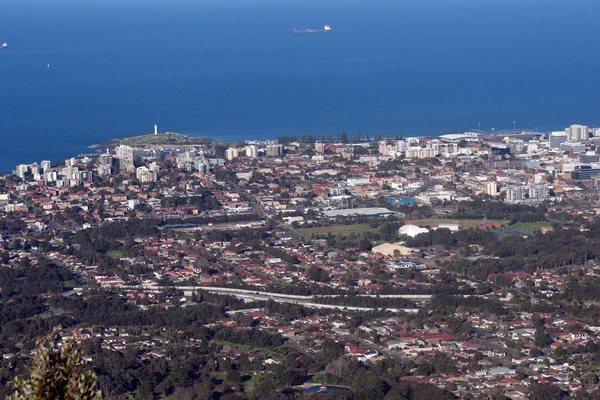 stock image Wollongong city and suburbs