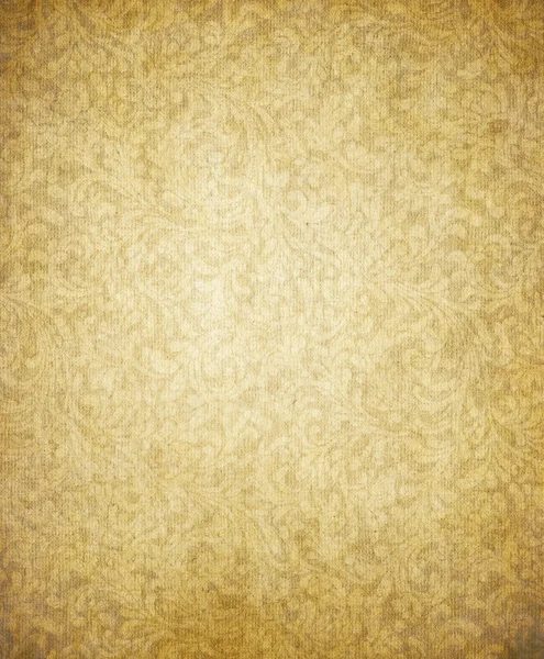 Oude geel bruin vintage perkament papier textuur — Stockfoto