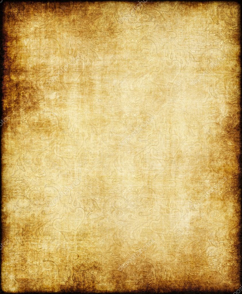 Old yellow brown vintage parchment paper texture Stock Photo by