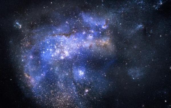 Nuvem de gás de nebulosa no espaço exterior — Fotografia de Stock