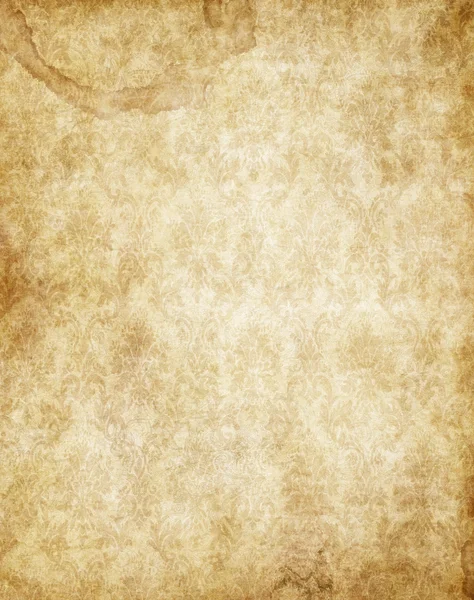 Textura de papel pergamino vintage marrón amarillo antiguo — Foto de Stock
