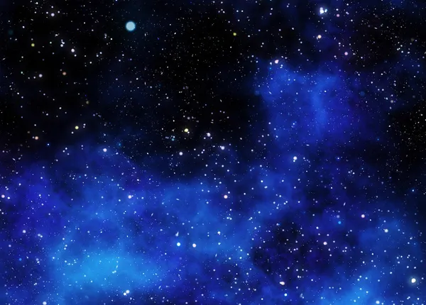 Облако туманности в открытом космосе — стоковое фото
