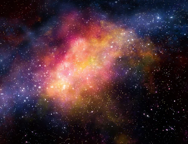 Nube de gas nebulosa en el espacio exterior — Foto de Stock