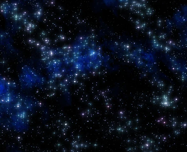 深宇宙の星雲ガスの雲 — ストック写真