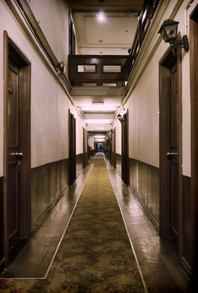 Inside the old hotel — Stock Photo, Image