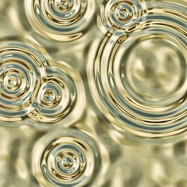 Вода як брижі в розплавленому золоті — стокове фото