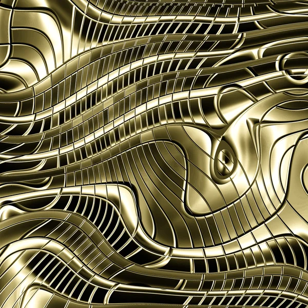 Abstraktes Gold Metall Hintergrund — Stockfoto