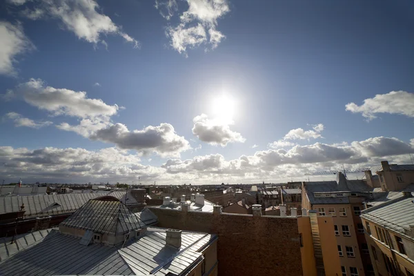 Dächer der Riga. — Stockfoto