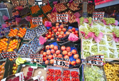 Street market. clipart