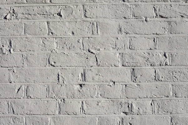 Weiße Ziegelmauer. — Stockfoto