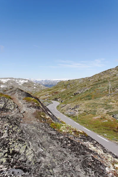 Strada di montagna di Sognefjell . — Foto Stock