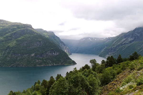 Noorse fjord. — Stockfoto