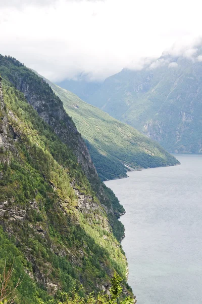 Norský fjord. — Stock fotografie