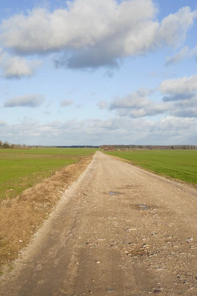 Dróg wiejskich. — Zdjęcie stockowe