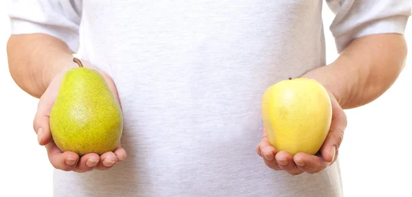 Φρούτα στα χέρια. — Φωτογραφία Αρχείου