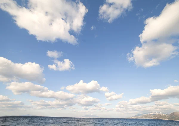 Napoli Körfezi, Tiren Denizi. — Stok fotoğraf