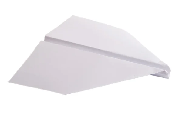 Papier vliegtuig. — Stockfoto