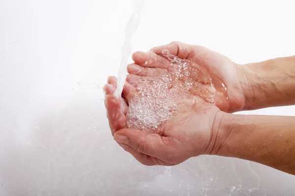Mani e acqua . — Foto Stock
