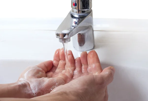 手を洗う. — ストック写真