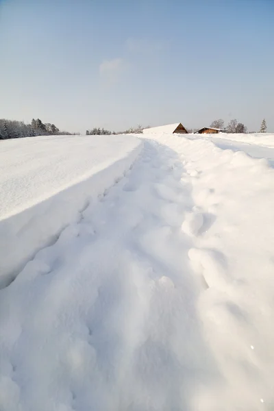 Winter path. — Stock Photo, Image