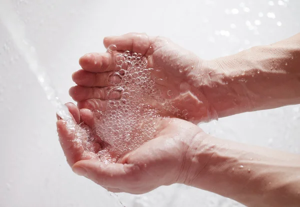 손 및 물. — 스톡 사진