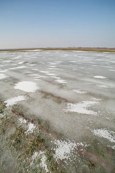Terreni congelati . — Foto Stock