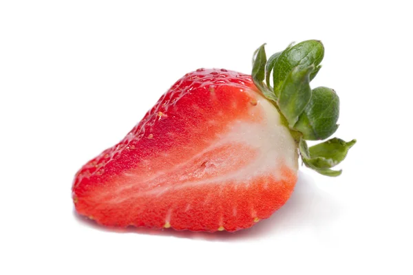 딸기에서 절반. — 스톡 사진