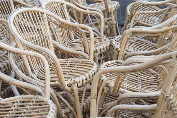 stock image Cane chairs.