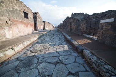 Pompeii ruins. clipart