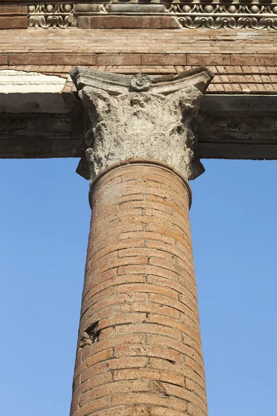 Pijler, ruïnes van pompeii. — Stockfoto