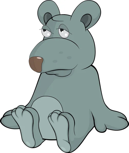 Hračka medvěd. kreslený — Stockový vektor