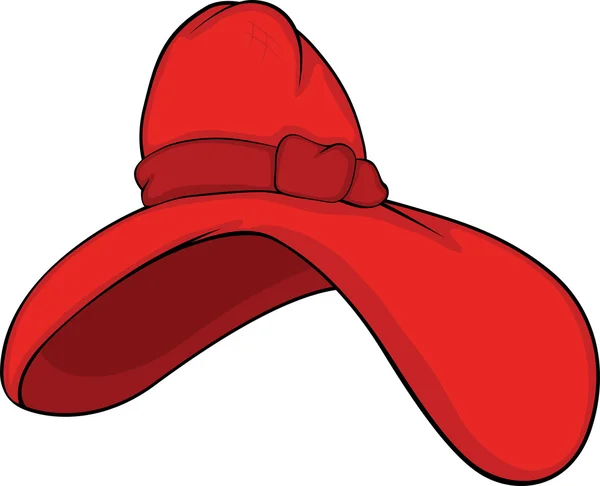 赤い帽子奶酪的概念爱。矢量插画 — ストックベクタ