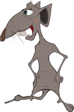 Rat. Cartoon clipart